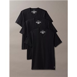 Cotton Stretch Blend 3-Pack Slim Fit V-Neck T-Shirt