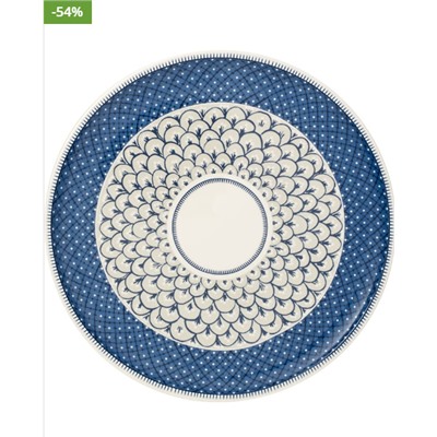 Villeroy & Boch Pizzateller "Casale Blu" in Blau - Ø 32 cm