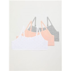 3-PACK OF BASIC STRAPPY TOPS