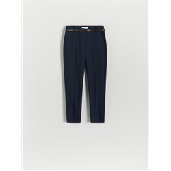 Chinohose mit Gürtel