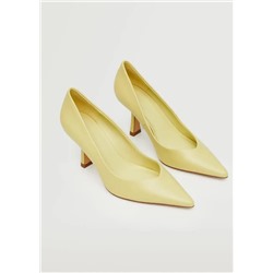 Zapato piel tacón -  Mujer | MANGO OUTLET Melilla