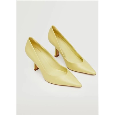 Zapato piel tacón -  Mujer | MANGO OUTLET Melilla