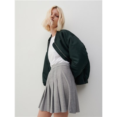 Jersey mini skirt