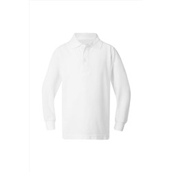 Nacar Unisex Uzun Kollu Polo Yaka Pamuklu Okul T-shirt 23 Nisan çşiölşş