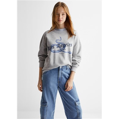 Jeans rectos estilo cargo
