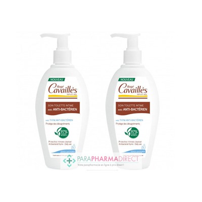 Rogé Cavaillès Soin Toilette Intime Naturel Anti Bactérien 2x250mlLot  × 2