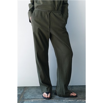 ZW COLLECTION PYJAMA-STYLE TROUSERS