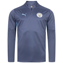 Manchester City FC PUMA Training 1/4-Zip Herren Sweatshirt 777529-12