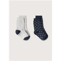 Pack 2 calcetines combinados -  Niño | MANGO OUTLET España