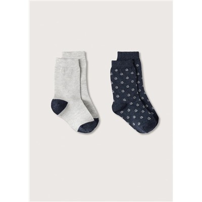 Pack 2 calcetines combinados -  Niño | MANGO OUTLET España