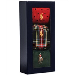 Polo Ralph Lauren Men's Holiday-Themed Socks Gift Set