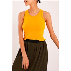 Camiseta de tirantes Mostaza