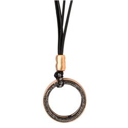Damen Kette mit rundem Anhänger
