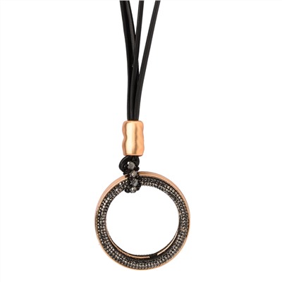 Damen Kette mit rundem Anhänger
