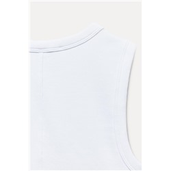 SLEEVELESS RIBBED TOP