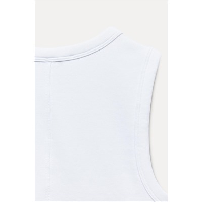SLEEVELESS RIBBED TOP
