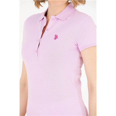 Kadın Manolya Basic Polo Yaka Tişört