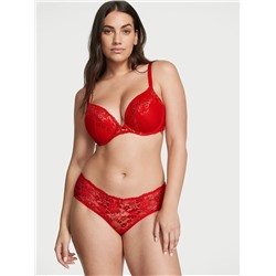 BODY BY VICTORIA Lace-Front Hiphugger Panty