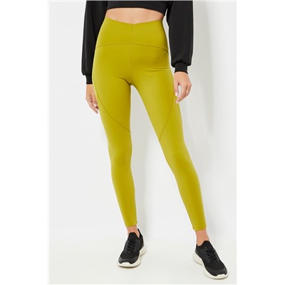 Leggings cintura alta - Verde oliva