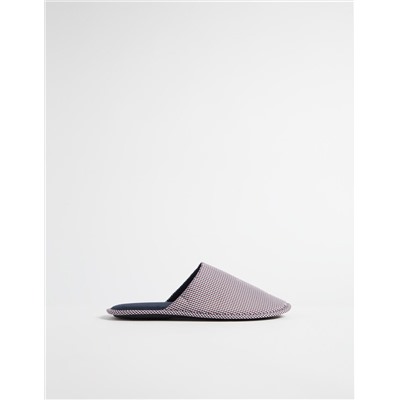 Plaid Slippers, Men, Multicolour