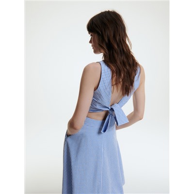 Kariertes Oberteil aus Gingham