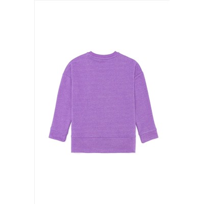Çocuk Lila Sweatshirt