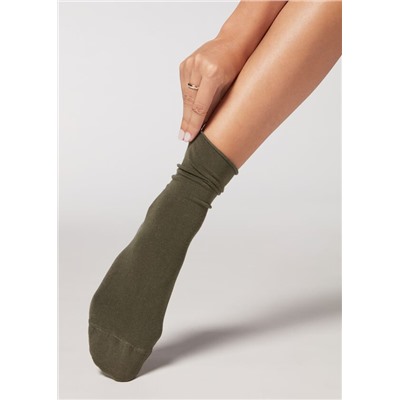 Kurze Socken mit Cashmere