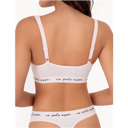 3PK MOLDED CUP CLOSED BACK BRAS WITH ADJUSTABLE STRAPS