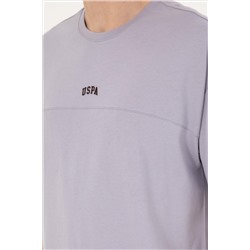 Erkek Comfort Fit Bisiklet Yaka Gri Tişört