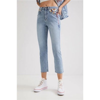 Vaquero Straight cropped cenefas
