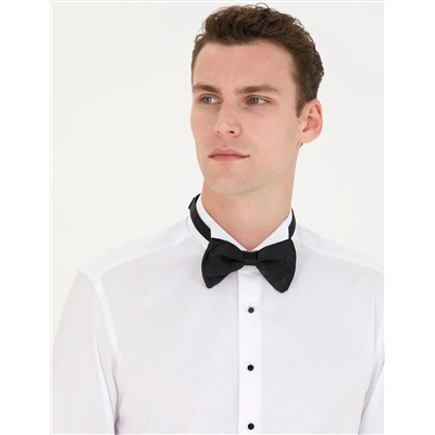 Beyaz Slim Fit Smokin Gömlek