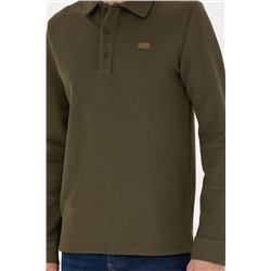 Erkek Haki Sweatshirt