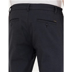 Lacivert Slim Fit Kanvas Pantolon