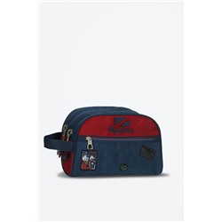 Neceser Azul marino y rojo