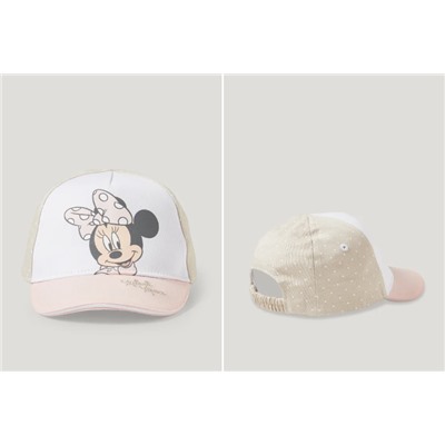 Minnie Maus - Baby-Baseballcap - gepunktet