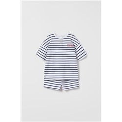 KIDS/ CONJUNTO RAYAS PANADERO
