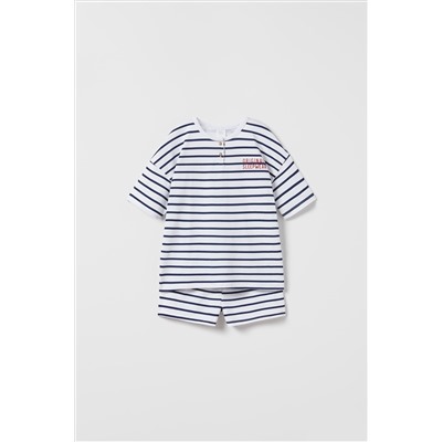 KIDS/ CONJUNTO RAYAS PANADERO