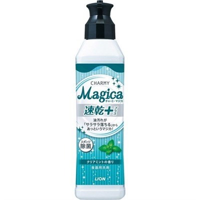 LION Charmy magica Средство для мытья посуды аромат мяты бутылка-дозатор 220 мл