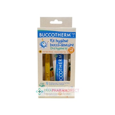 Buccotherm Kit Hygiène Bucco-Dentaire Junior 7-12 ans Pêche