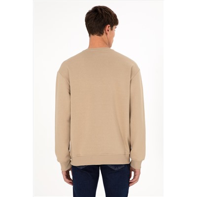Erkek Kum Basic Sweatshirt