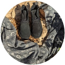 Ab. Zapatos 1619/2 New R · Negro+Двухсторонний палантин FLORES (220) Gris АКЦИЯ