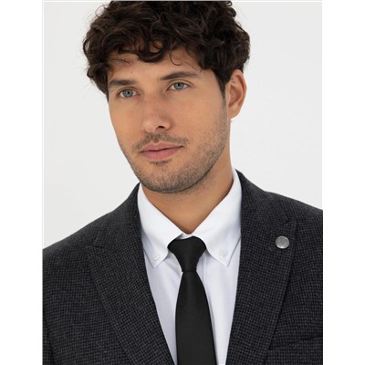 Antrasit Slim Fit Ceket
