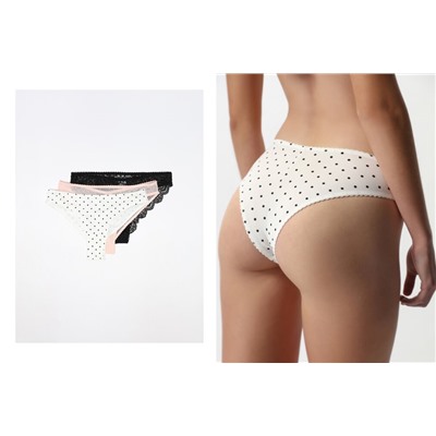 PACK OF 3 MATCHING BRAZILIAN BRIEFS