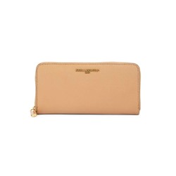 KARL LAGERFELD PARIS Leather Zip Around Wallet