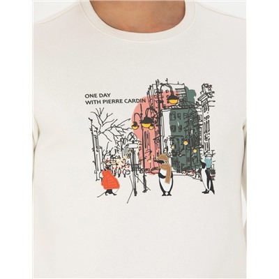 Ekru Regular Fit Sweatshirt