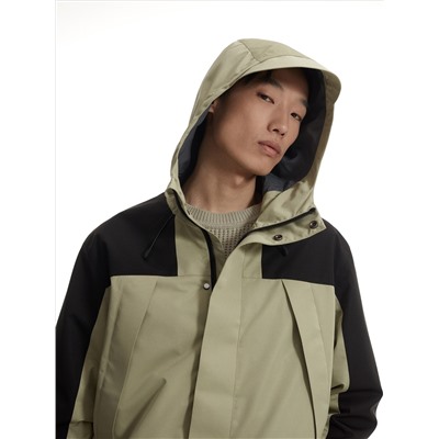 Jacke aus Materialmix