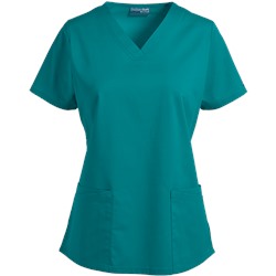 UA Butter-Soft STRETCH Scrubs Square V-Neck 4-Pocket Top