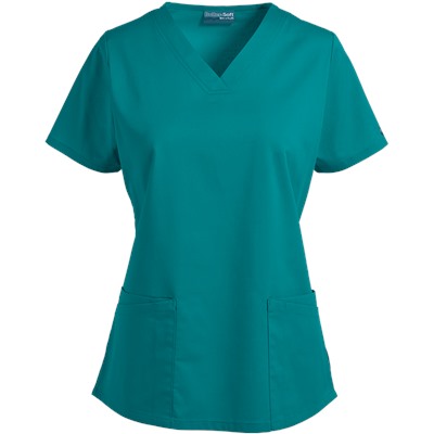 UA Butter-Soft STRETCH Scrubs Square V-Neck 4-Pocket Top