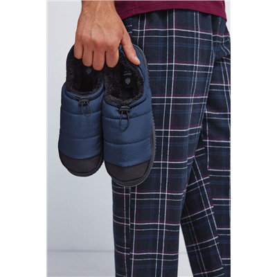 Zapatilla casa acolchada nylon