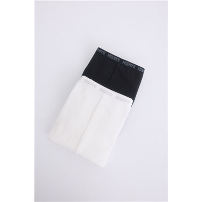 Pack 2 bragas bóxer negro, blanco
